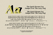 Nova Agency - Bold Retro Serif, a Serif Font by Bale Type (Thumbnail 9 of 9)