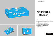 Mailer Box Mockup, a Packaging Mockup by lamorastudio (Thumbnail 1 of 11)