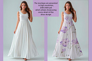 Elegant Dress Mockups Colllection, an Apparel Mockup by Maria S. Studio (Thumbnail 2 of 5)