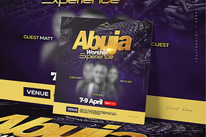 Worship Night Experience Flyer