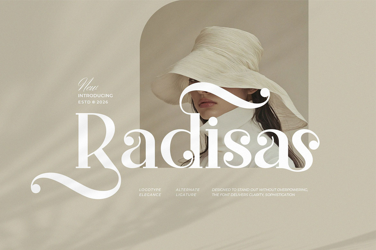 Radisa || Modern Classy Serif Font, a Serif Font by Ermedia Studio (Photo 1 of 10)