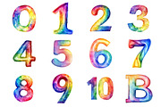 Rainbow Watercolor Alphabet Clipart, an Illustration by Design Market (Thumbnail 2 of 4)