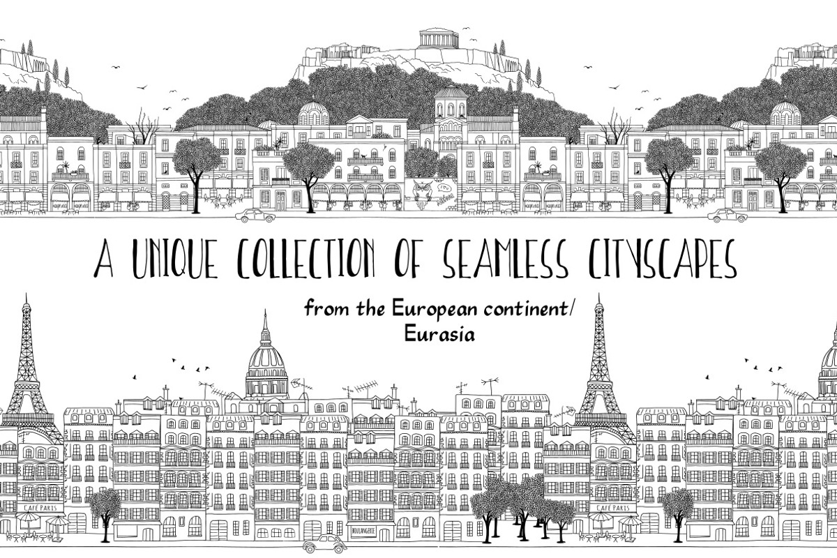 Cities in Europe - hand drawn set, an Illustration by Franzi draws (Photo 2 of 9)
