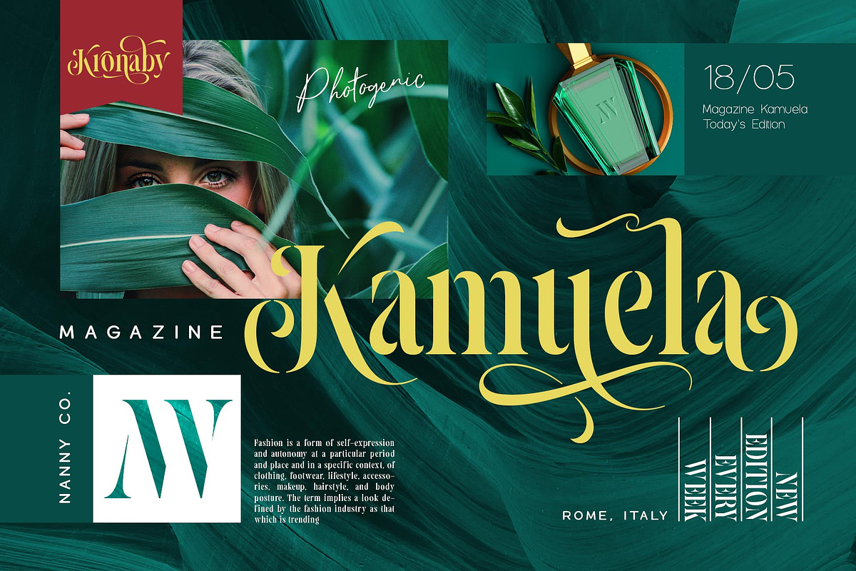 Kronaby Typeface, a Serif Font by alit design (Photo 1 of 16)