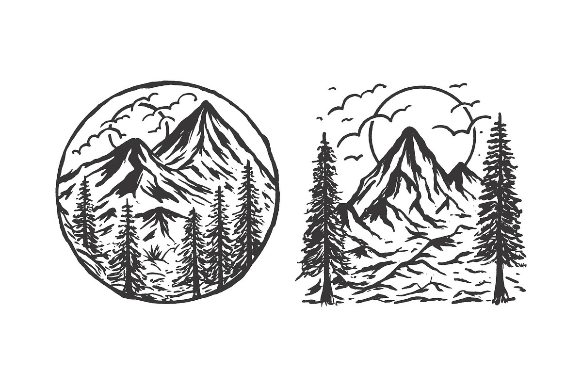 Outdoor Graphic / badge, an Object Illustration by Wak Jay Creative Studio (Photo 4 of 14)