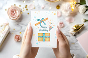 Capybara Birthday Clipart Set, an Animal Illustration by ZabolotnaArt (Thumbnail 6 of 10)