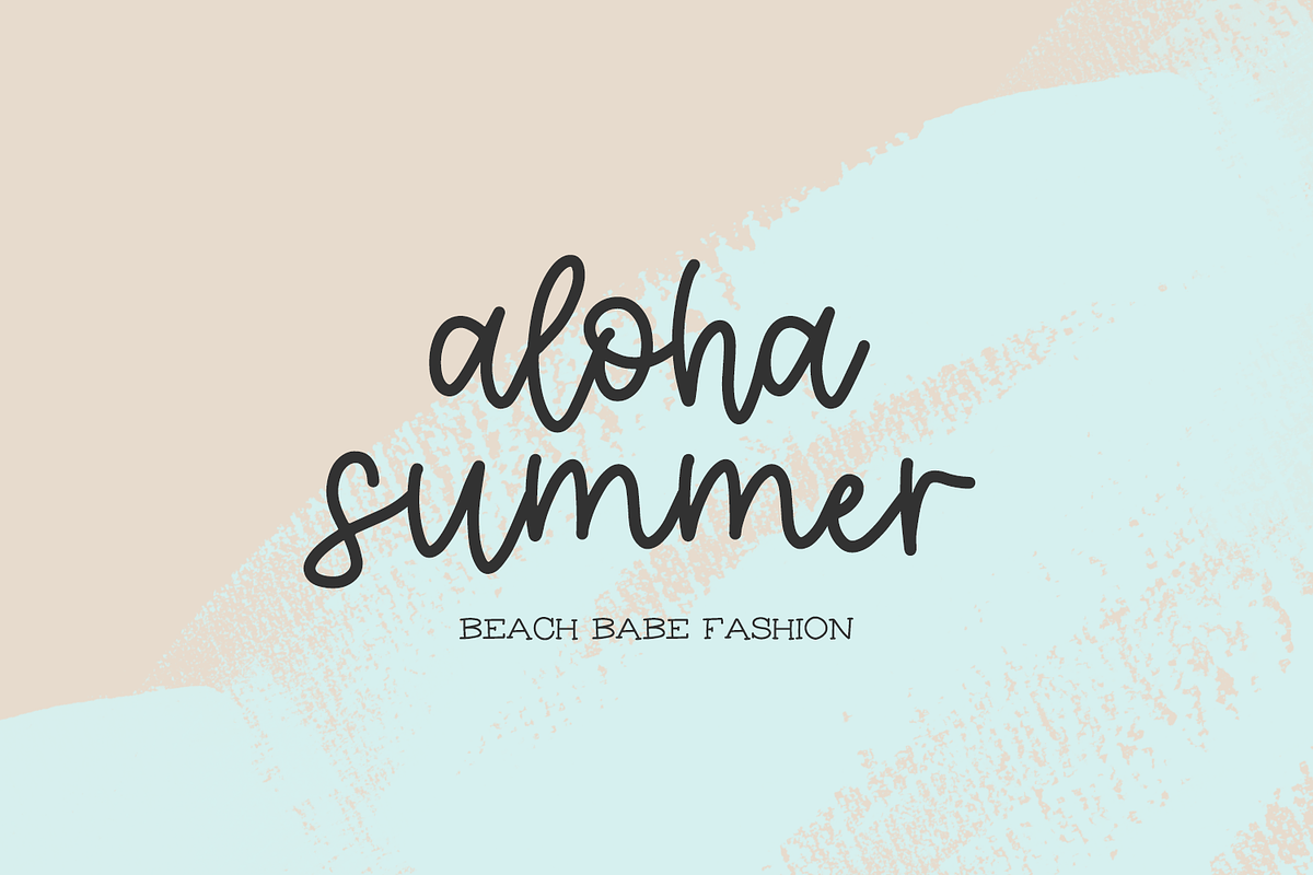 Beach Market Script, a Script Font by Beck McCormick