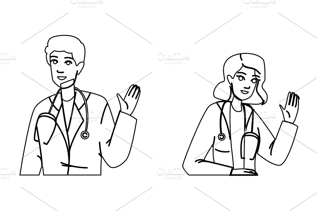 hospital medical specialist, a Healthcare Illustration by pikepicture