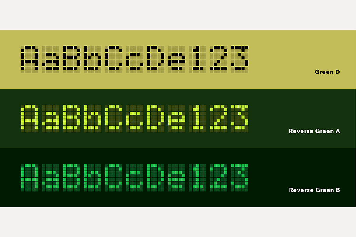 LCD HD44780 - Color Pixel Font, a Font by SelfBuild Type (Photo 10 of 17)