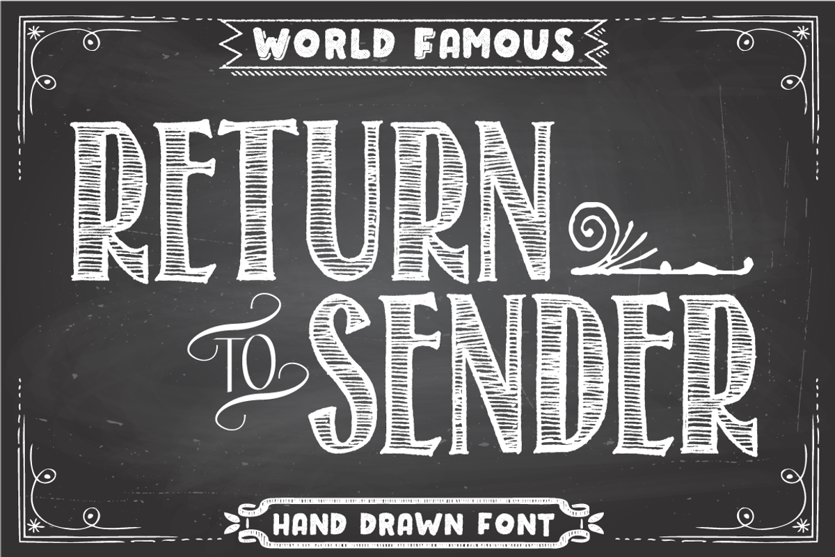 Return To Sender Font