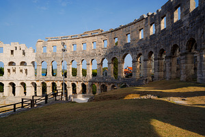 Roman Amphitheater, Pula, Croatia, an Architecture Photo by Bepslabor