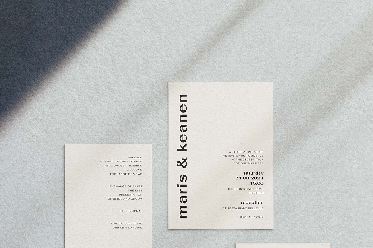 MODERN LUXURY WEDDING | 50 cards, an Invitation Template by Crocus Paperi (Photo 11 of 11)