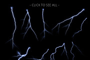 Lightning Photoshop Brushes preview 3