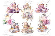 Regency Vintage Clipart Set, a Person Illustration by Twigs and Twine (Thumbnail 3 of 7)