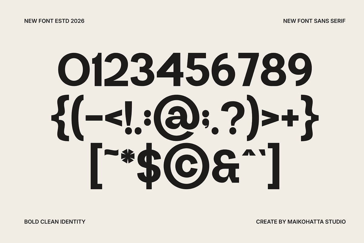 Mailna – Bold Modern Sans Serif, a Sans Serif Font by MaikoHatta (Photo 6 of 8)