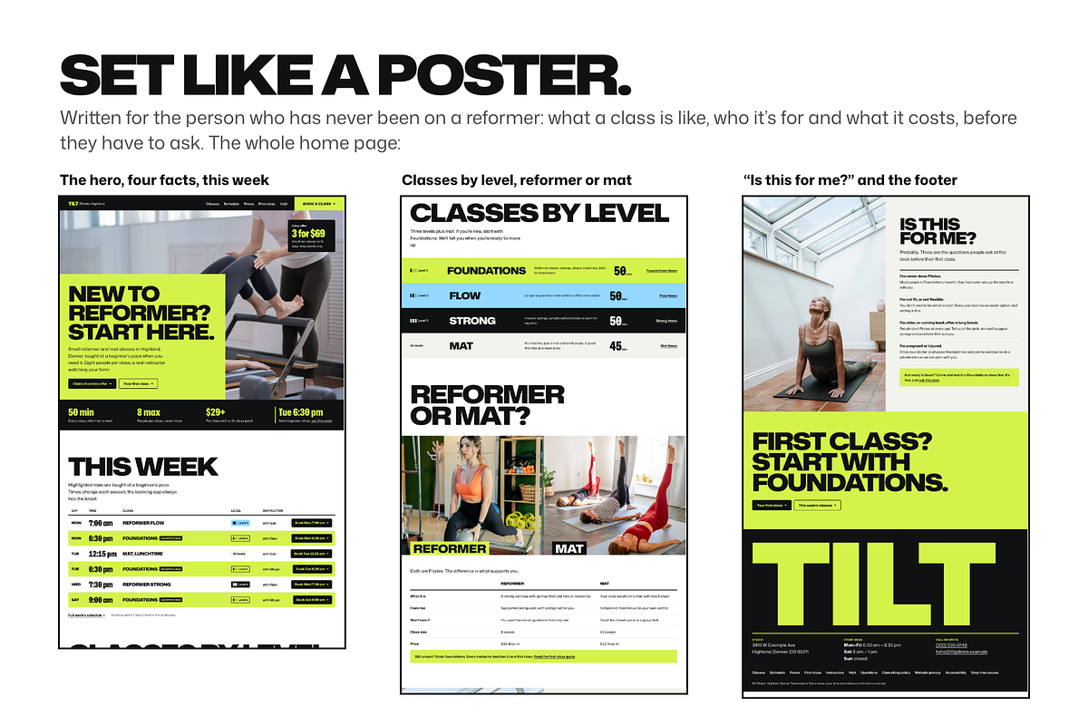 Pilates Studio WordPress Theme, a WordPress Template by Lavanta (Photo 2 of 11)