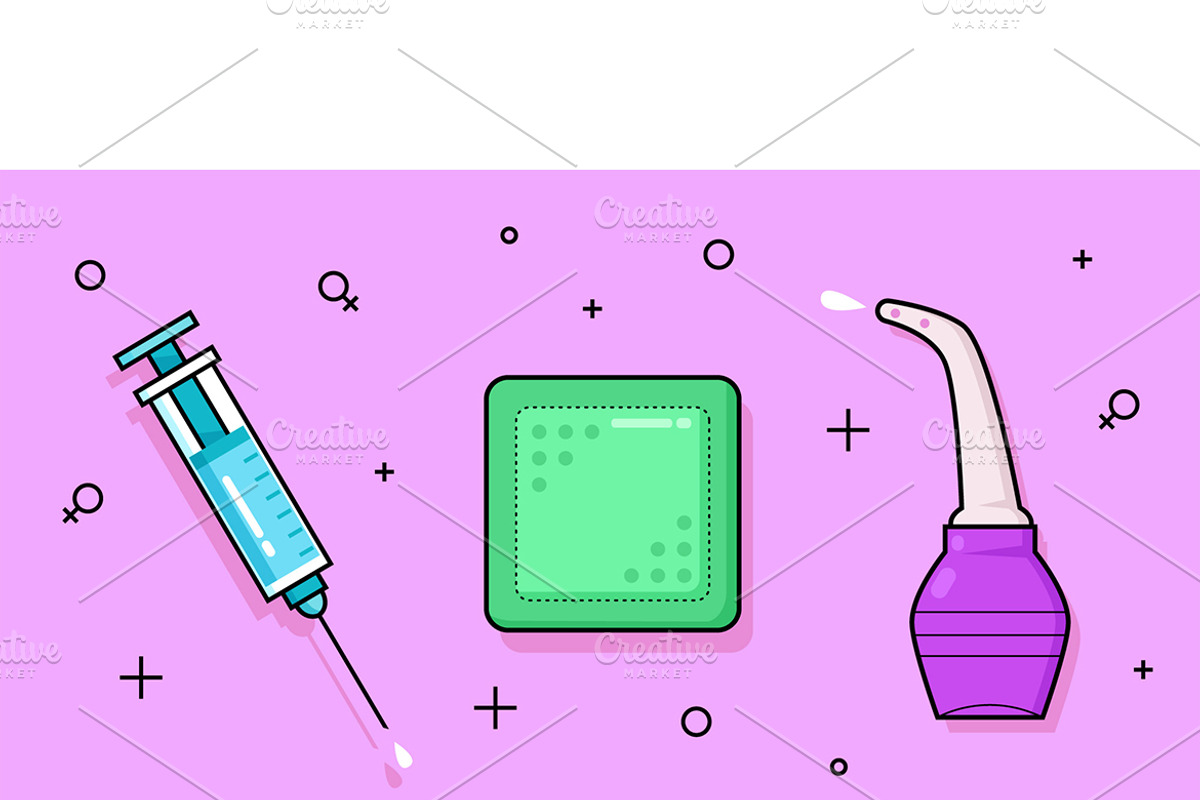 Female Contraception Methods, a Healthcare Illustration by MISS CHATZ (Photo 3 of 3)