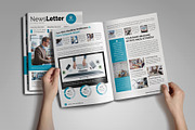 Business Newsletter Template v3, a Brochure Template by JanySultana (Thumbnail 2 of 12)