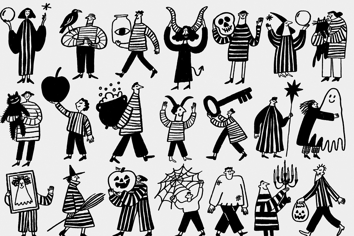 Halloween Oddities: 45 Spooky Pack, an Object Illustration by Veyla (Photo 5 of 13)
