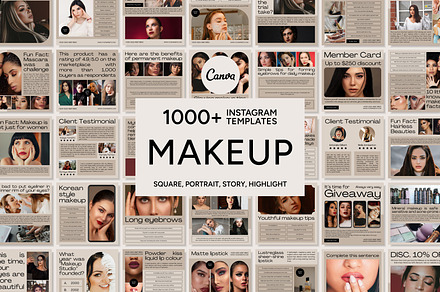 Makeup Canva Template