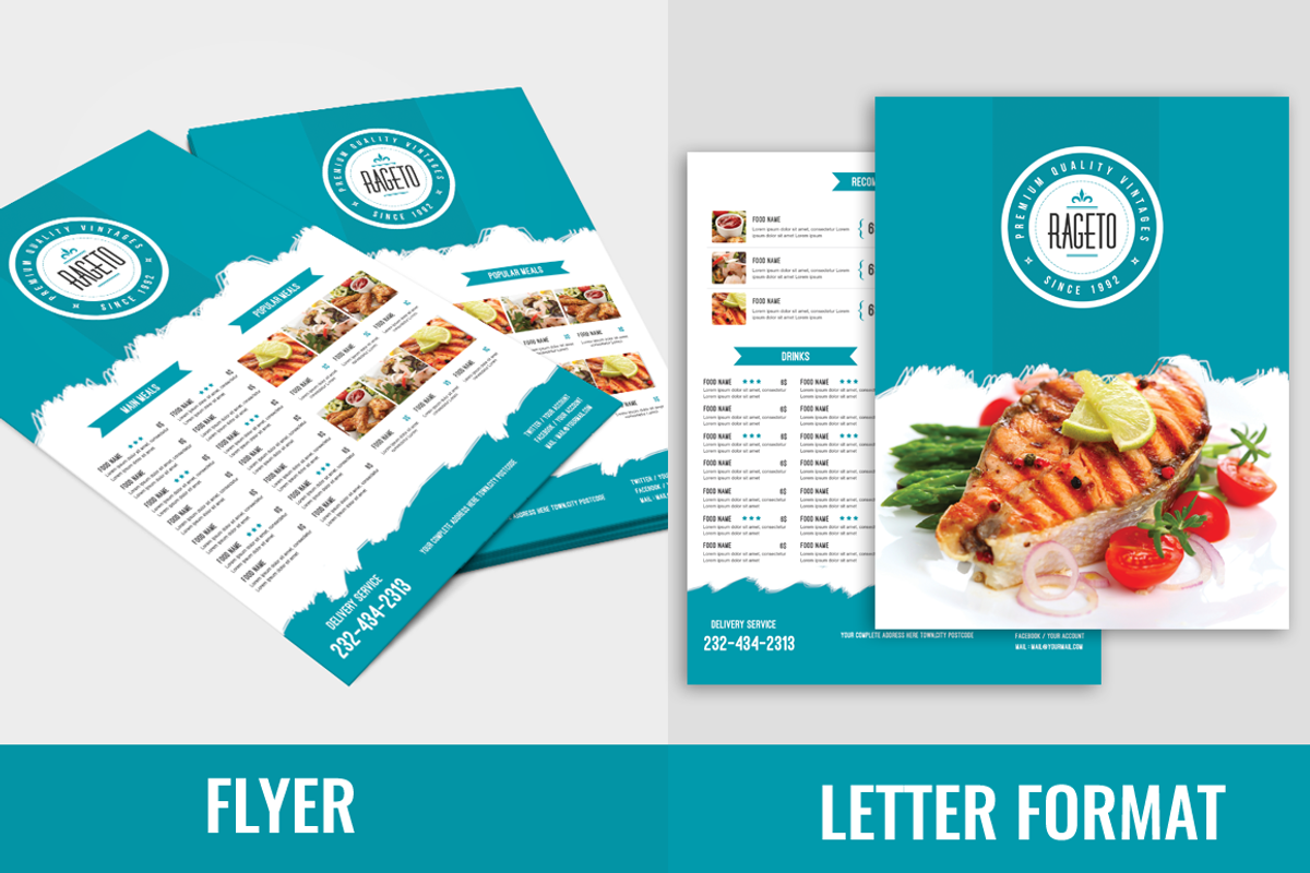 Food Menu Pack, a Brochure Template by Nody4Design (Photo 2 of 7)