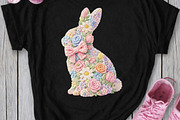 Faux Yarn Easter Bunny Png, an Illustration by Watercolor design (Thumbnail 5 of 6)