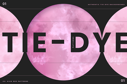 TYD - Tie Dye Background Patterns, a Pattern Graphic by Delightful Design