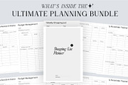 Shopping Planner Lists, a Presentation Template by Ahluva Studio (Thumbnail 2 of 9)