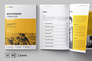 White Paper Template | Word & Canva, a Brochure Template by HiveArts (Thumbnail 1 of 9)