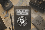 World Explorer Handmade Stamped Font, a Serif Font by Le Paper Cafe (Thumbnail 6 of 10)