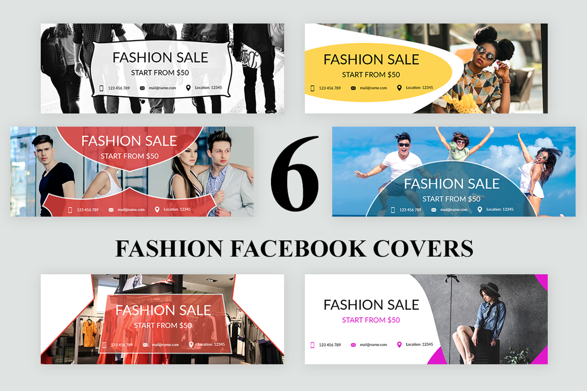Fashion - Facebook Covers, a Social Media Template by Creatricks