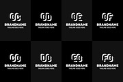 Letters BC CB BD DB BE EB BF FB Logo, a Branding & Logo Template by Pray Art Design Studio (Thumbnail 2 of 2)