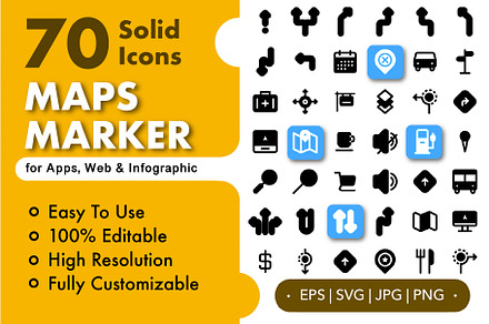 Maps Marker - Premium Icons Pack