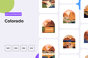 Colorado Illustration, an Outline Icon by Wencory (Thumbnail 1 of 2)