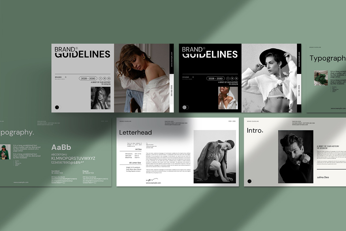 Brand Guidelines Presentation Templa, a Presentation Template by Alvi-Studio (Photo 4 of 7)