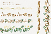 Cotton Glow Watercolor Set, a Decorative Illustration by Aurella Art (Thumbnail 6 of 16)