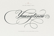 yaungtinai, a Script Font by IM Studio (Thumbnail 1 of 7)