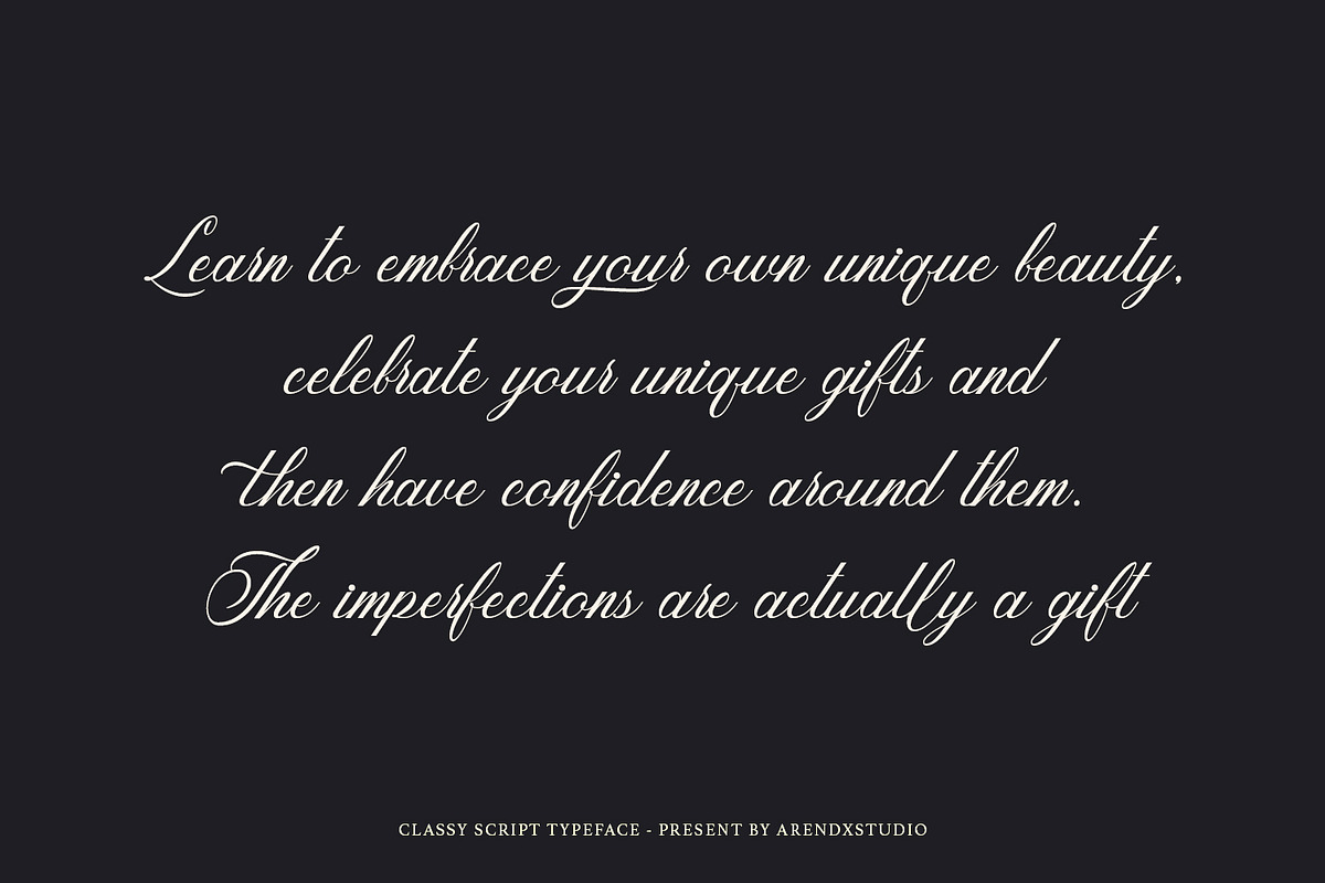 Housing - Classy Script Font, a Script Font by Arendxstudio (Photo 6 of 9)
