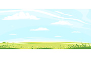 Summer green lawns with grass, a Healthcare Illustration by Oceloti (Thumbnail 2 of 3)