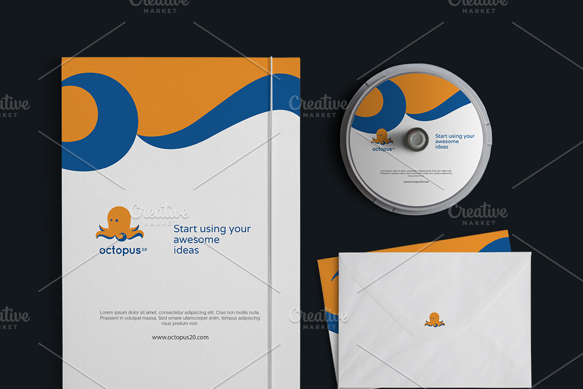 Octopus Logo, a Branding & Logo Template by Squarepack (Photo 2 of 4)