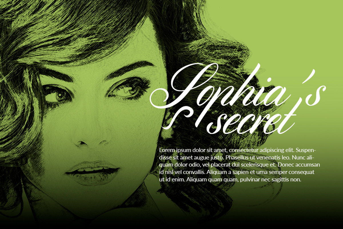 Draw effect | Photoshop action, an Action Add-On by Graphicboom (Photo 2 of 3)