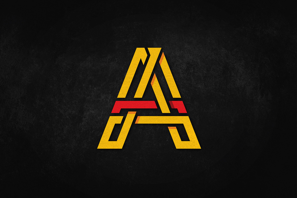 Letter A Structure Line, a Branding & Logo Template by Maximum Designstudio (Photo 2 of 3)