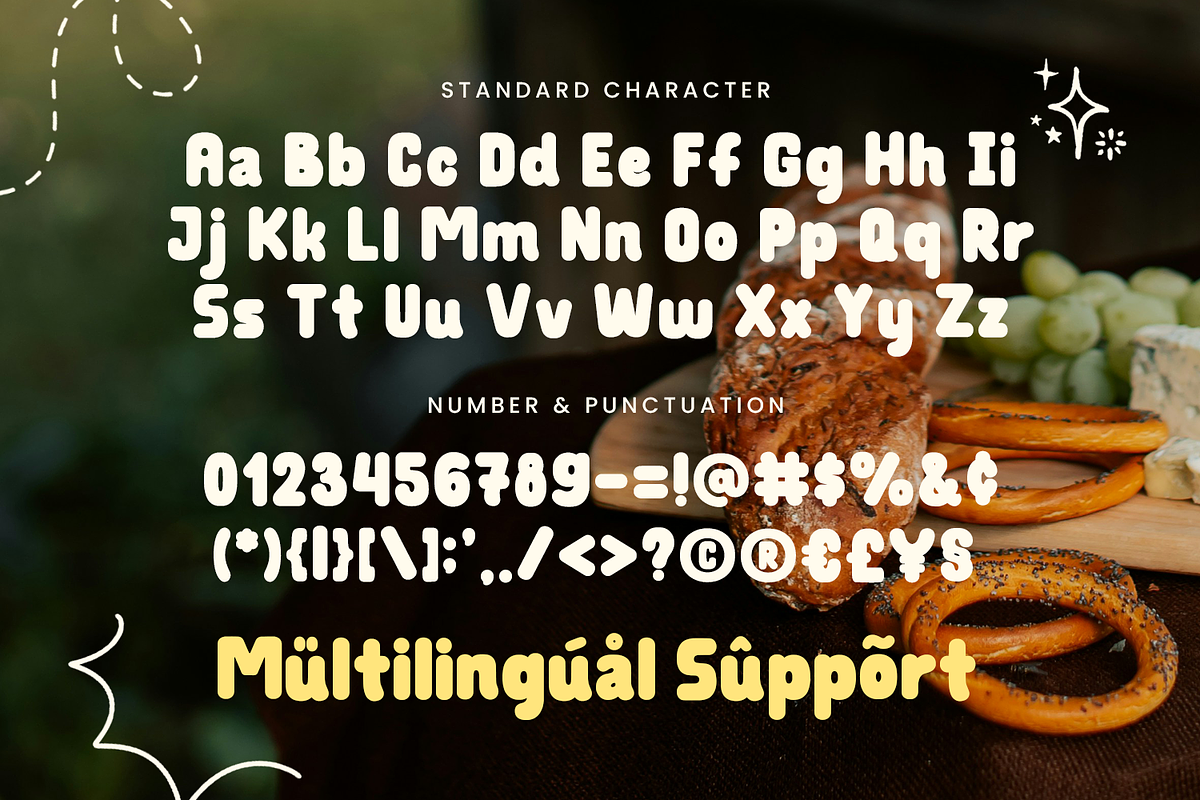 Holiday Crumbs – Food Font, a Handwritten Font by Mozatype (Photo 7 of 8)