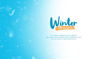 Winter Dream Trio Font, a Script Font by khurasan (Thumbnail 2 of 10)