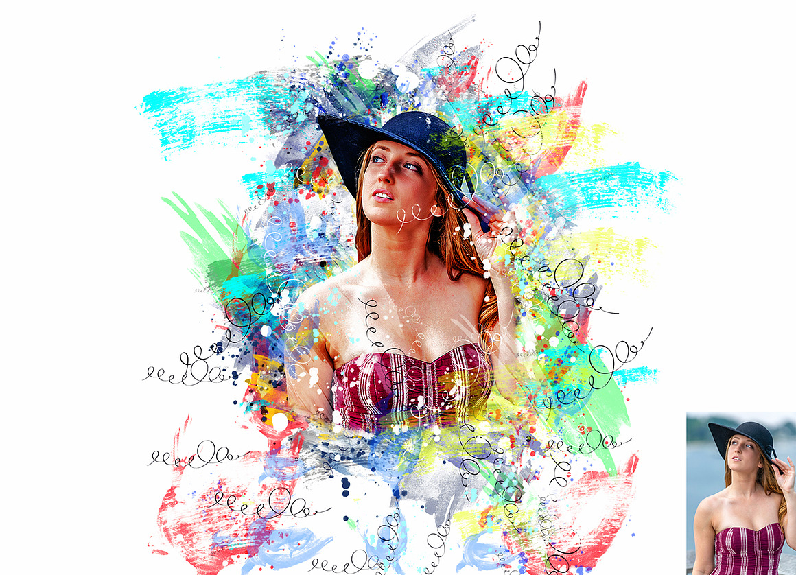 Watercolor Effect Photoshop Action B, an Action Add-On by Studio Retouch (Photo 18 of 28)