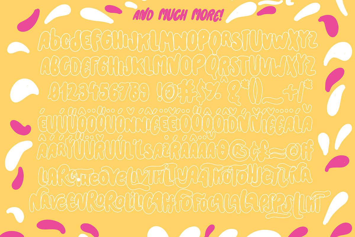 Iceroll Font preview 8