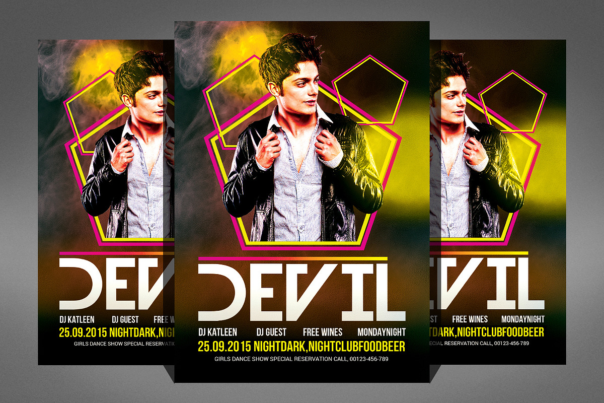100 Party Flyer Bundle, a Flyer Template by Graphic Templates (Photo 58 of 101)