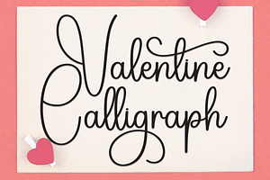 Valentine Calligraph Script Font