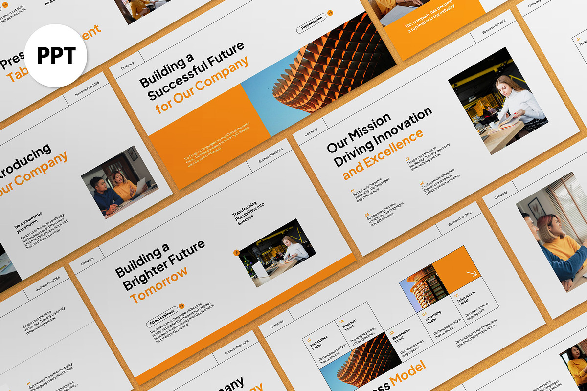 Modern Business Plan Presentation, a Presentation Template by graphicook (Photo 1 of 5)