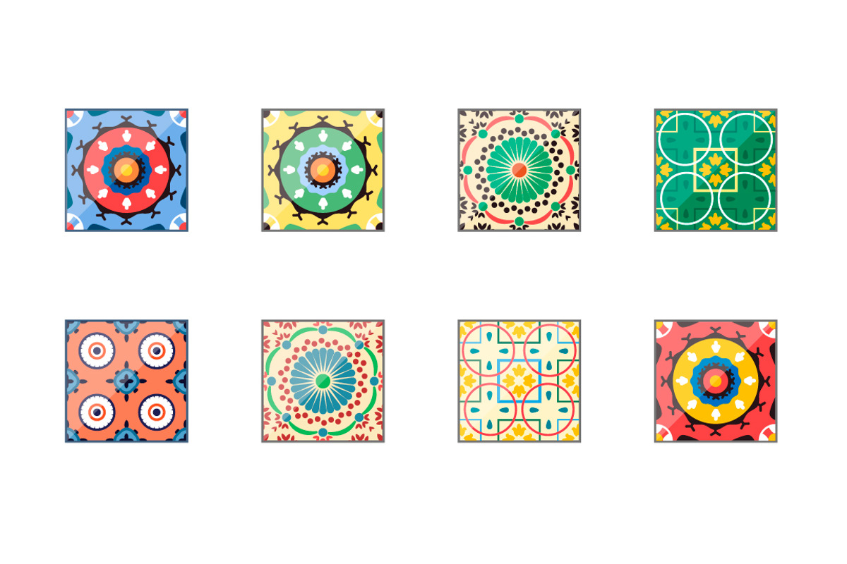 Azulejo Pattern VECTOR. Moroccan, a Pattern Graphic by Natalka Dmitrova art (Photo 15 of 29)